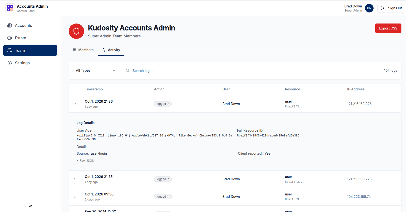 Audit you can hand over